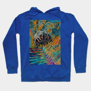 ABSTRACT SUNFLOWER COLORFUL Hoodie